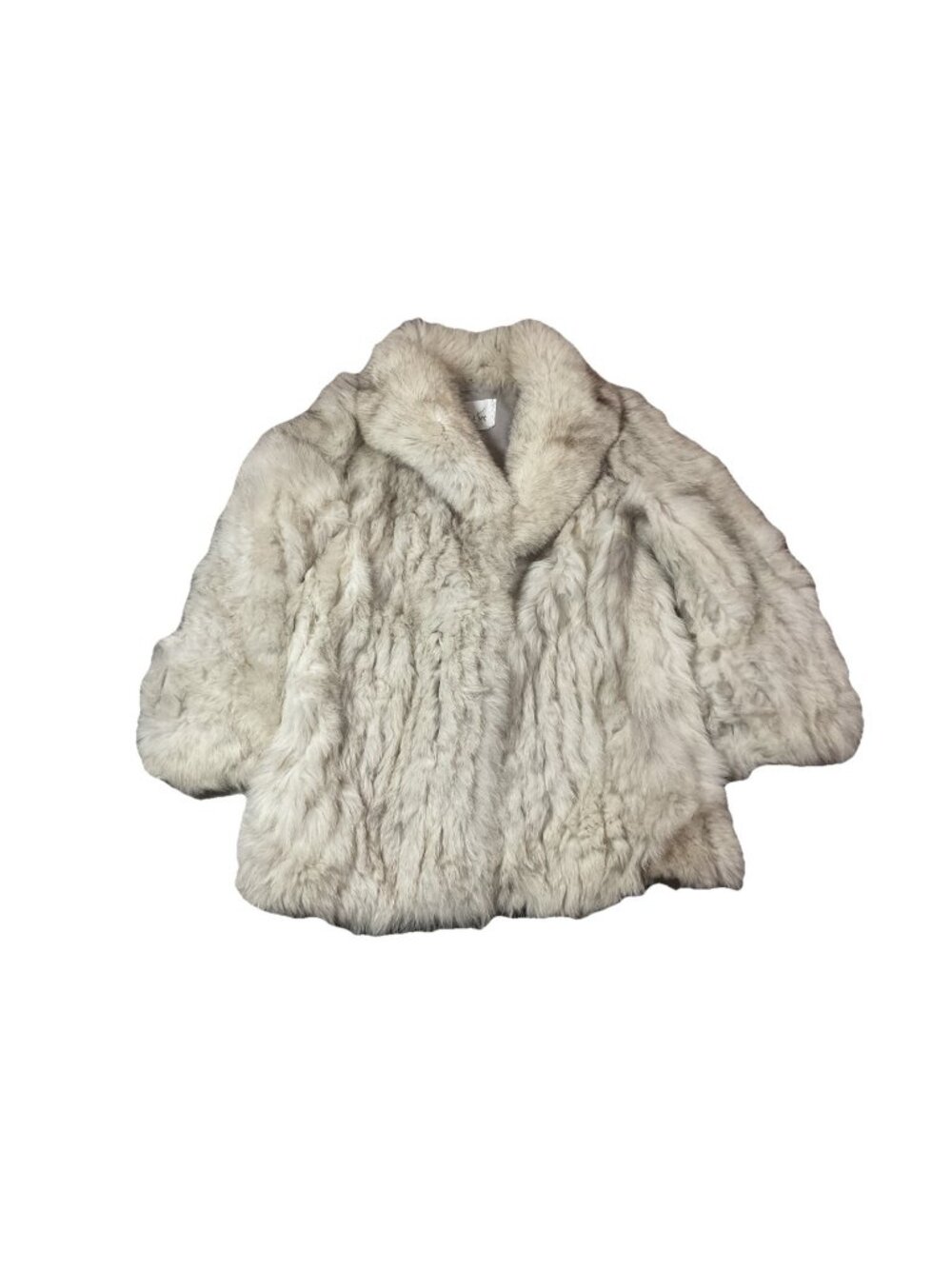 Vintage Richard Kaye Fur Vintage Coat Fox silver Size Large See Photos Mobwife